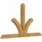 Ekena Millwork Richland Rough Sawn Timber Gable Bracket, Western Red Cedar, 72"W x 42"H x 4"D x 4"F, 14/12 Pitch GBW072X42X0404RIC00RWR - alternate 5